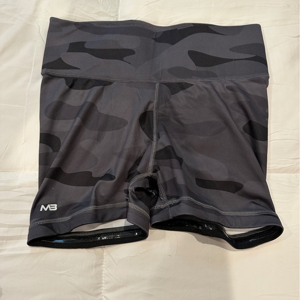 Women's Mini Beast Black Camo Shorts